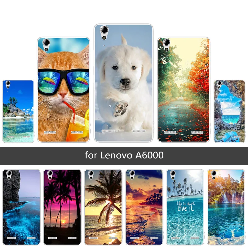 Soft Silicone for Lenovo A6010 Plus &amp A6000 Scen Phone Case Lemon K3 K30-T Cover 5&quot K 3 A 6000 6010 |