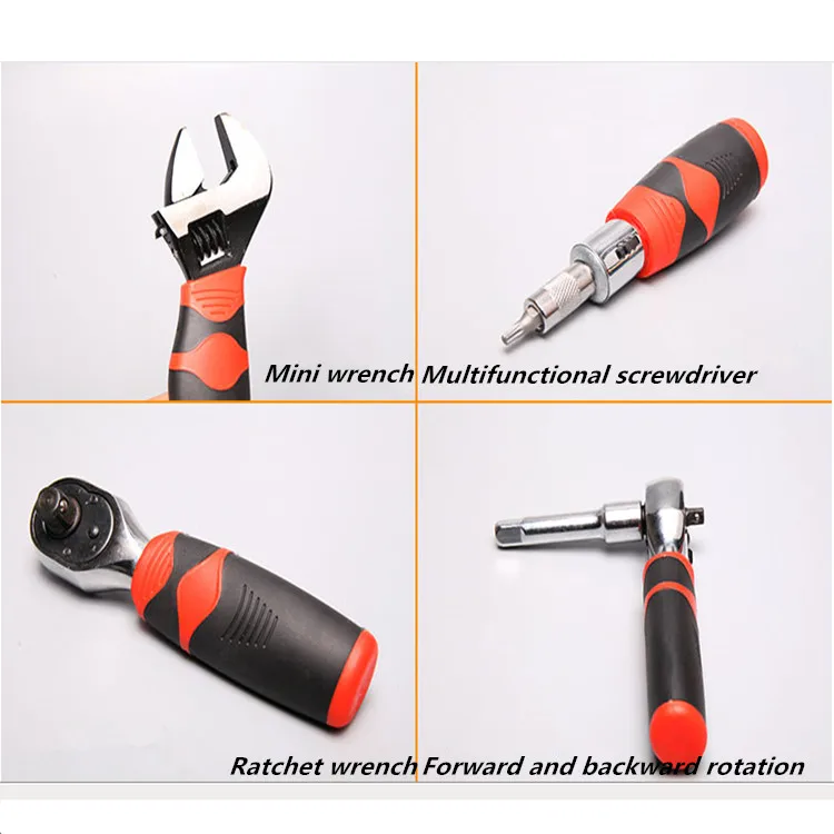 45 in 1 Multifunctional Screwdriver And spanner Hand Tools Set Socket Wrench screwdriver A Set OF Keys ferramentas DN187 (5)