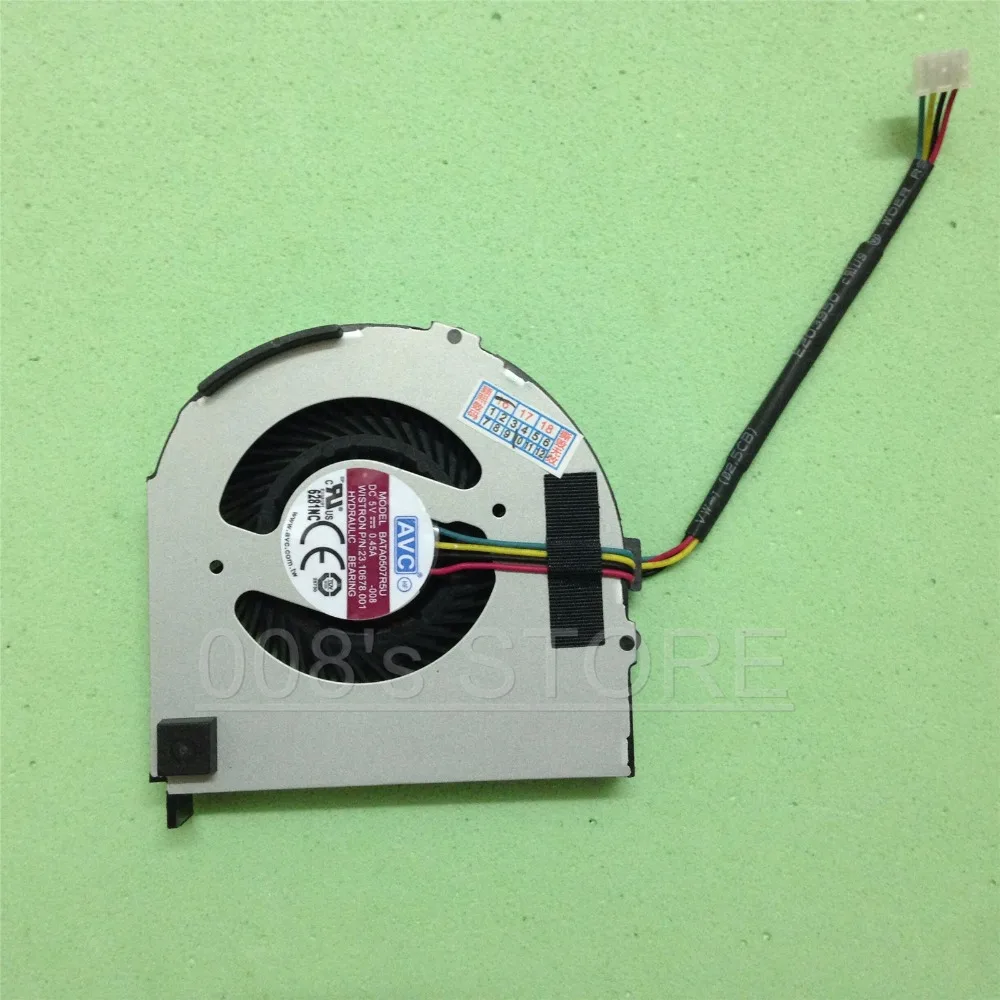 

New CPU Cooling Cooler Fan For Lenovo ThinkPad X220I X220 X230 Notebook AVC BATA0507R5U DC 5V 0.45A -008 23.10678.001 04W6923