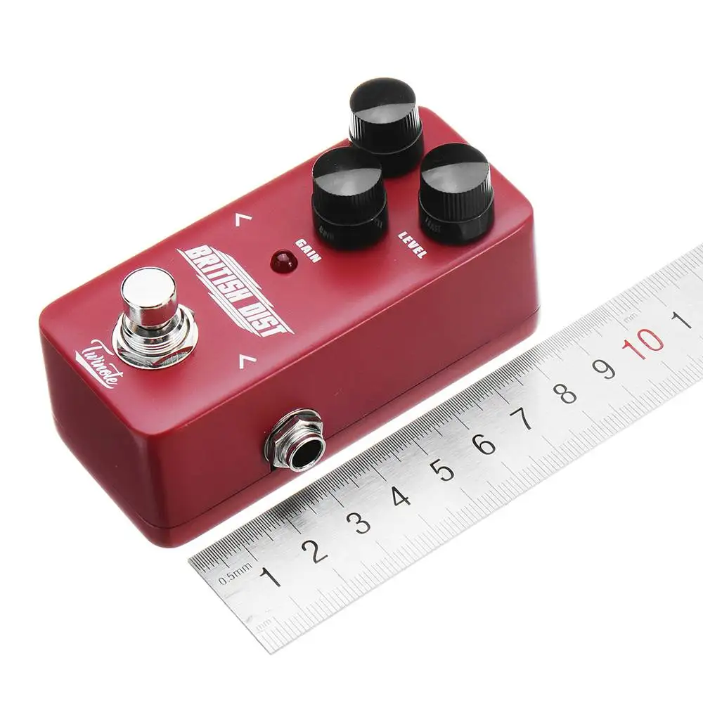 IRIN TDS-3 Mini High Gain Distortion Guitar Effects Pedal Portable Ture Bypass Pedal Guitarra Electric Instrument Accessories
