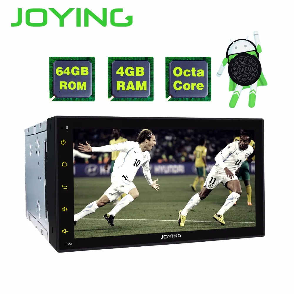 JOYING 2 DIN 8 CORE 4 Гб ОЗУ Android 0 Авторадио автомобиля 6 95 дюймов стерео головное