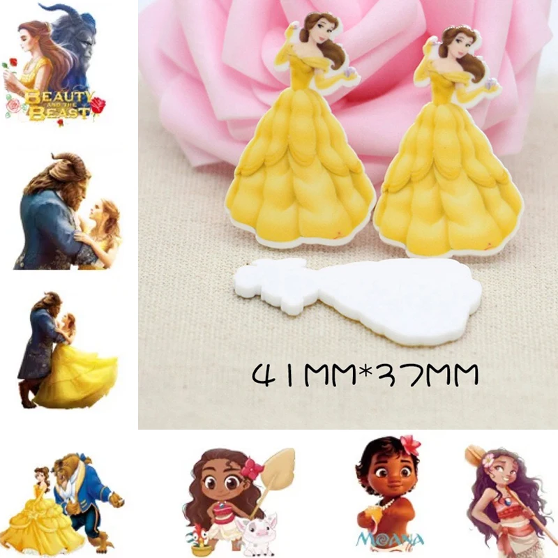 

10pcs/lot flat back planar resin cartoon DIY resin cabochons accessories for diy crafts