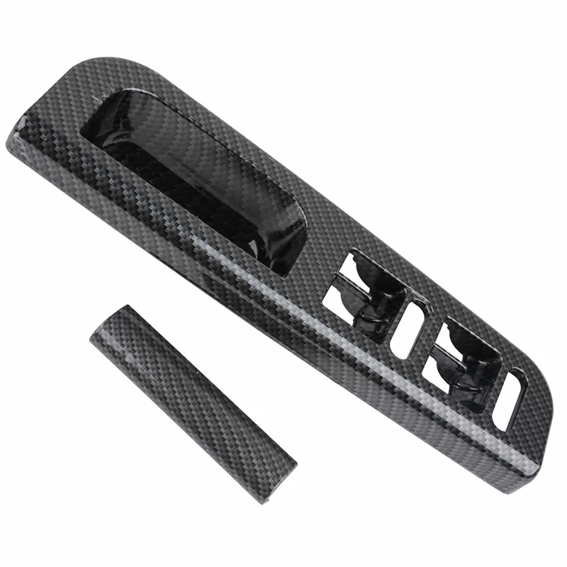 

Car Stylling Control Panel Frame Car Door Window Switch Panel Bezel Carbon Fiber for Bora Golf Passat MK4