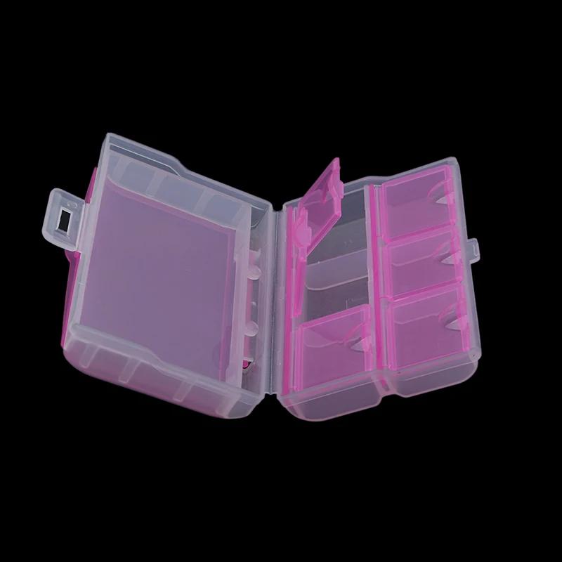 

Pill Box Mini Travel Tablet Medicine Dual Layer 6 Compartments Dispenser Case Container Drug Tablet Holder