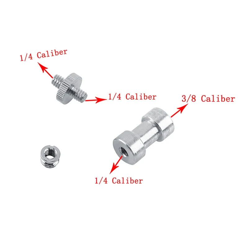 1/" 3/8" винт гайка центрирующая шпилька Конвертация адаптер для камеры штатив Стенд светодиодный световая Вспышка Стенд Фотостудия