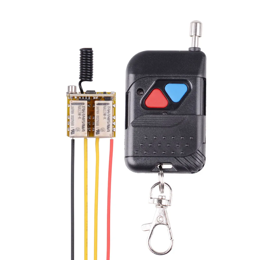 

DC 3.7V 4.2V 4.5V 5V 6V 9V 12V RF Mini Motor Wireless Remote Switch Motor Forwards Reverse Up Down Stop Wireless Receiver Motor