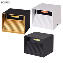 12 Вт светодиодный настенный светильник водонепроницаемый IP65 внутренний и наружный алюминиевый настенный светильник поверхностного монтажа куб светодиодный настенный светильник для сада и крыльца ing