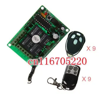 

NEW 4 Channel DC 12V 10A RF 18 Transmitter And Receiver Remote Control Switch Wireless Relay Controller Switch System 12V DC