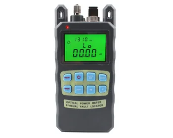 

Free Shipping FTTH Optical Fiber Power Meter (-70~+10dBm)+10mw Visual Fault Locator all-in-one Machine Tool Kit VFL
