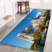 Ковер для детской комнаты 60X180 см ковры для гостиной Нотр-Дам де Пари узор флисовая кухня ванная комната 60X180 см K418