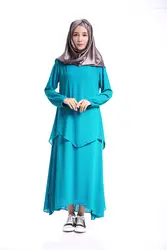 Djellaba ни один взрослый для Для женщин Распродажа Абаи турецкий 2016 натуральная женская одежда и Абаи s мусульманская женщина с длинными