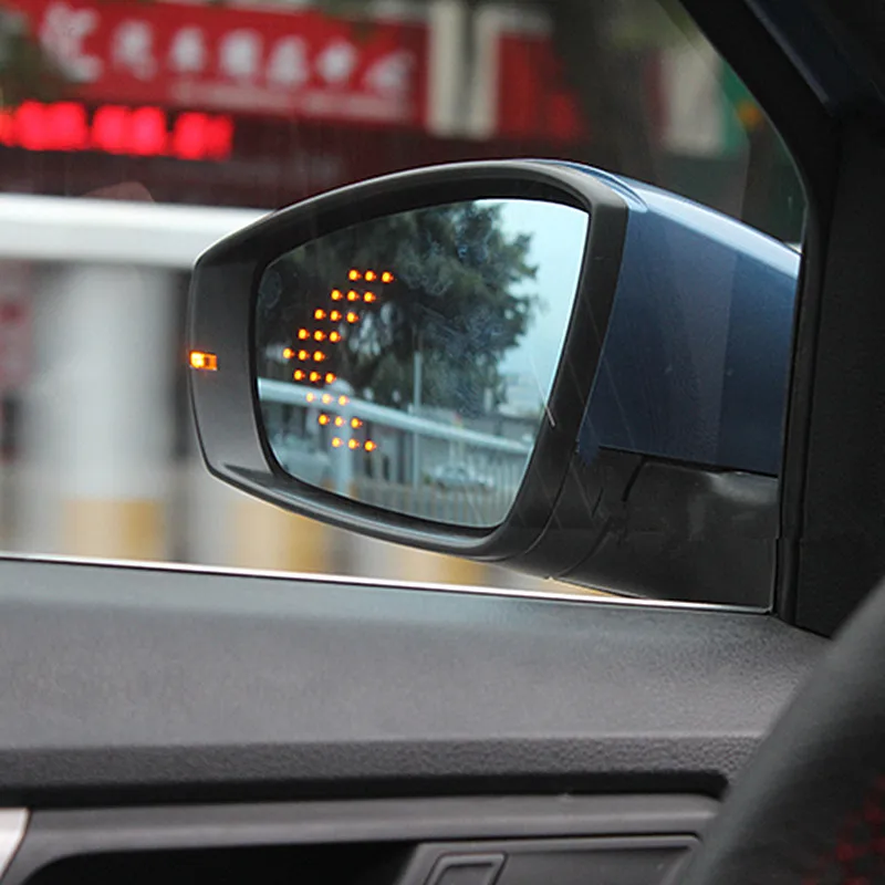 

Brand New Power Heated Blue Wide Angle Sight Side Rear View Mirror Glasses For Volkswagen Lavida
