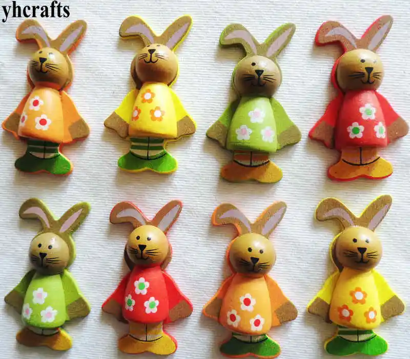 100 шт./лот, 3D Смешайте кролик наклейки детские игрушки раннего обучения Развивающие игрушки весна пасхальные ремесла детский сад орнамент OEM