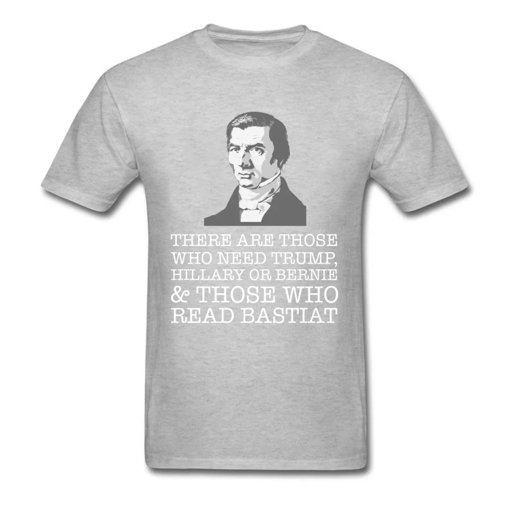 frederic bastiat funny libertarian T-Shirt_grey