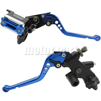 

Universal Motorbike Brake Clutch Levers Master Cylinder Reservoir For Honda CBR250RR RC51 CB750 CBR250R With 7/8" 22mm Handlebar