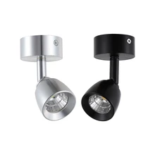 100-240Vac вход COB светодиодный шкаф точечная лампа, 3 Вт/5 Вт потолочный поворотный Точечный светильник, фоновый потолочный светильник, акцентный настенный светильник