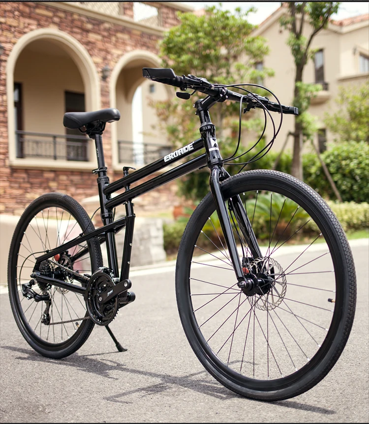 Clearance New Brand Folding Bike Aluminum Alloy Frame 26 inch Wheel 24/27 Speed Dual Disc Brake Road Bicycle Bicicleta 48