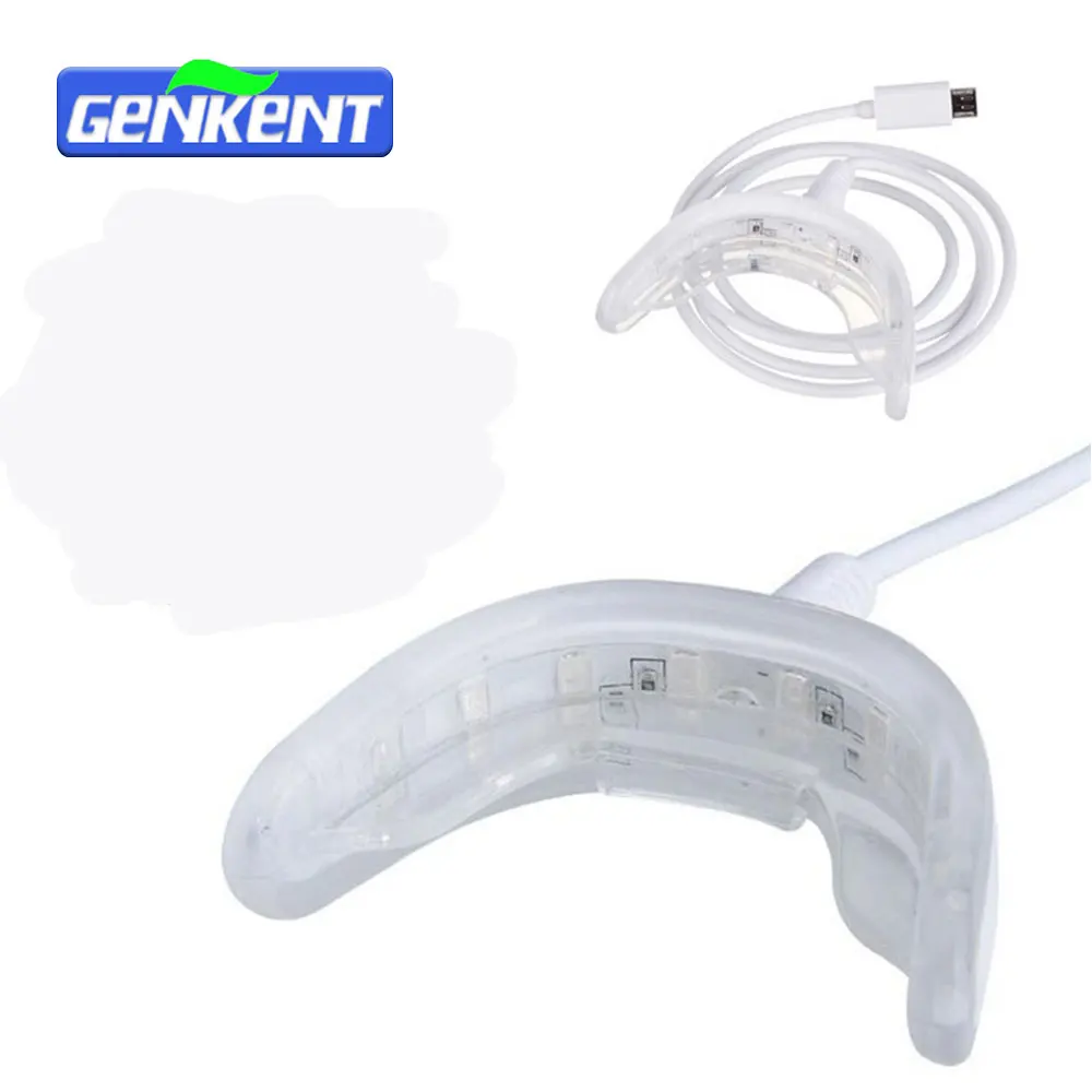 

GENKENT Professional Tooth Whitening Light Teeth Bleaching Tools 16 Light Photon Meter Blue LED Teeth Whitening Lamp Instruments