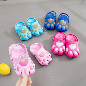 

Summer Kid's Garden Shoes Cute Cartoon Closed-Toe Children Sandals Children Beach Slipper