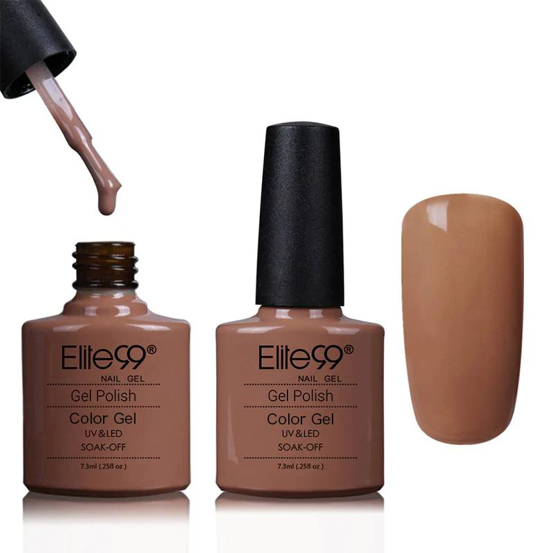Elite99 УФ-гель для ногтей для дизайна ногтей маникюр 7,3 мл впитывающий эмалированный Гель-лак телесного цвета Гель-лак для ногтей - Цвет: 40514