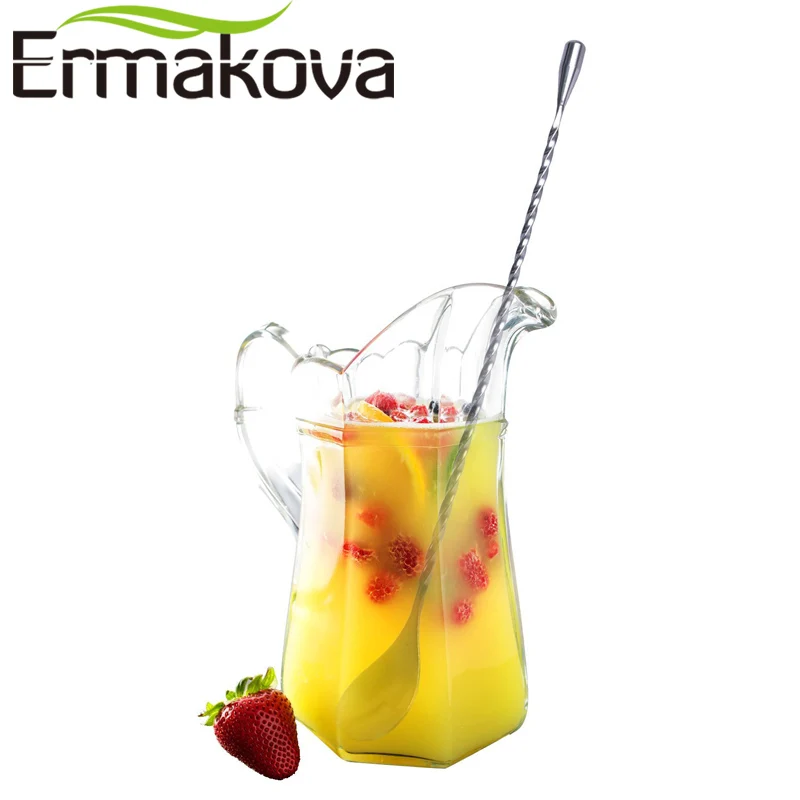 ERMAKOVA набор 3 бар ложка Коктейльная палка спиральная смешивающая длинная ручка