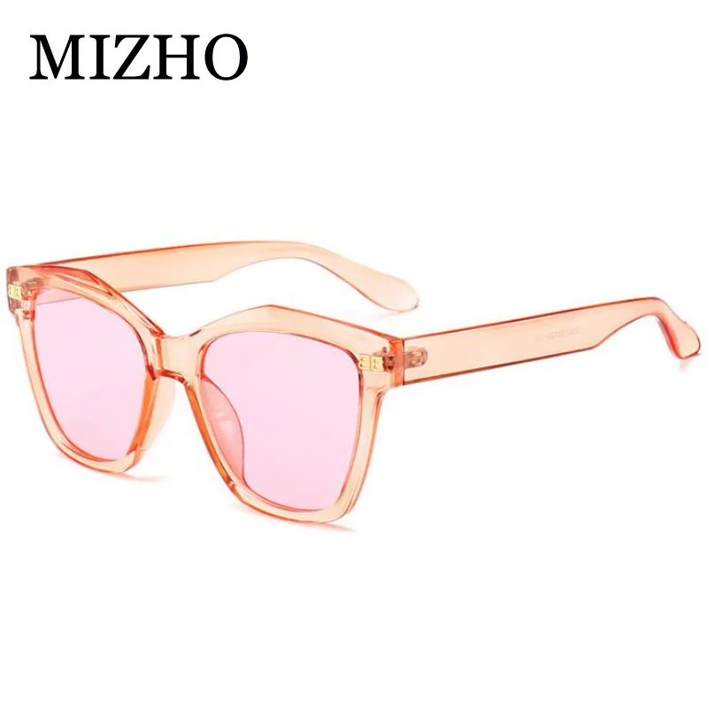 MIZHO модные квадратные стильные градиентные Звездные женские очки ретро фирменный дизайн кошачий глаз очки оправа женские Oculos De Sol