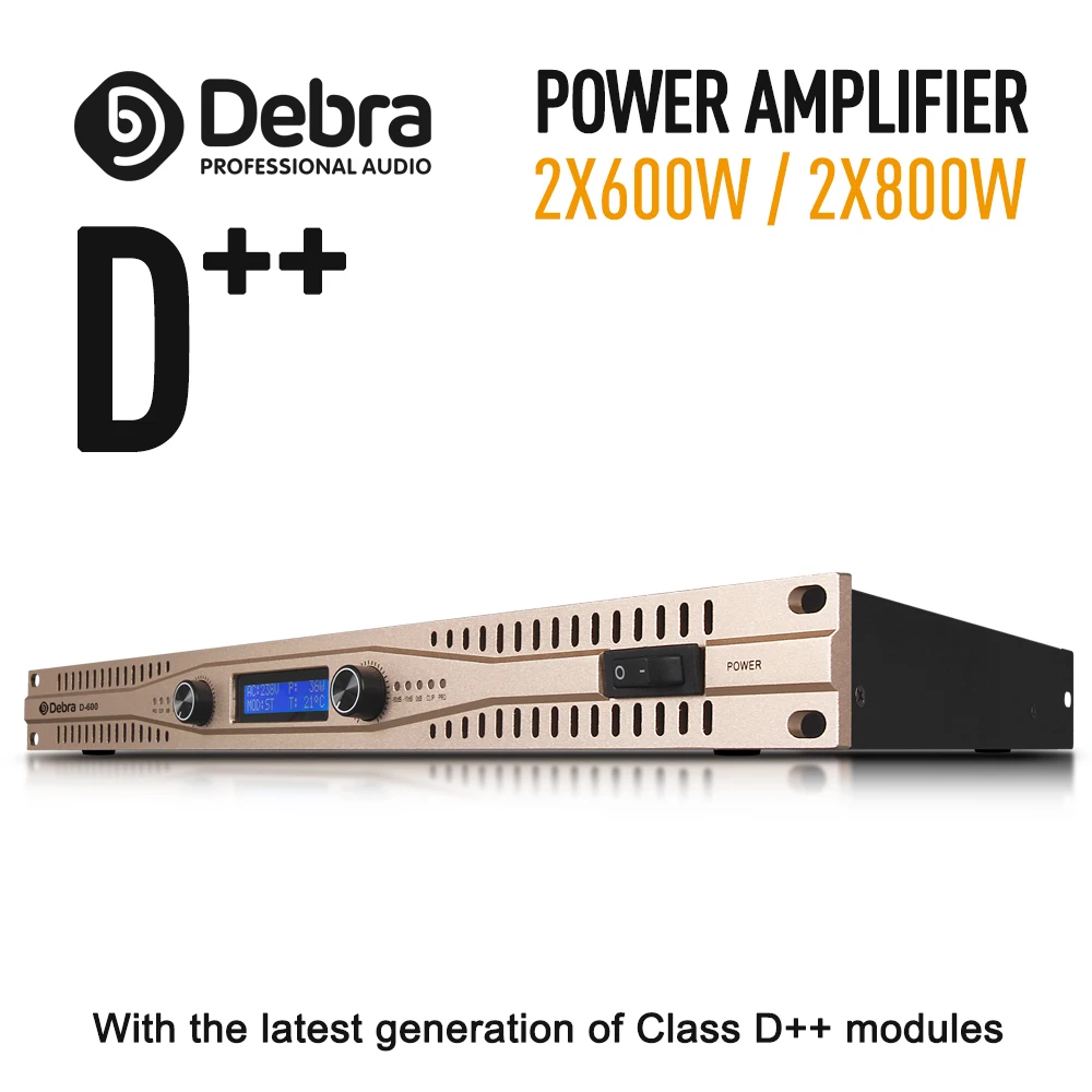Real power Class D module Professional stage power amplifier High power amplifier 2x600W 2X800W