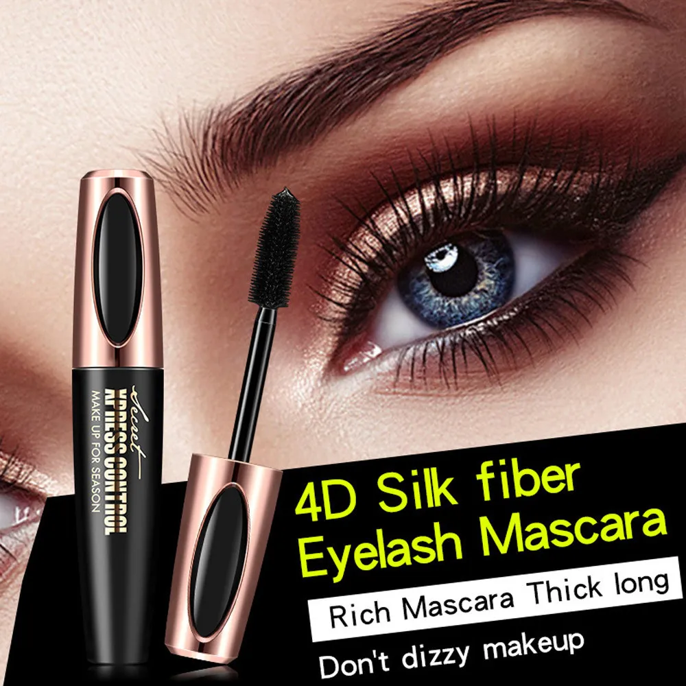 

Waterproof 4D Makeup Eyelash Mascara Eyelash Makeup Silk Fiber Lash Extension Lash Mascara Tubes Korean Cosmetics