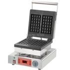 Best Price as low as $225.00 220V Commercial Use Non-stick Electric Temperature Display Belgian Waffle Baker Maker Iron Machine