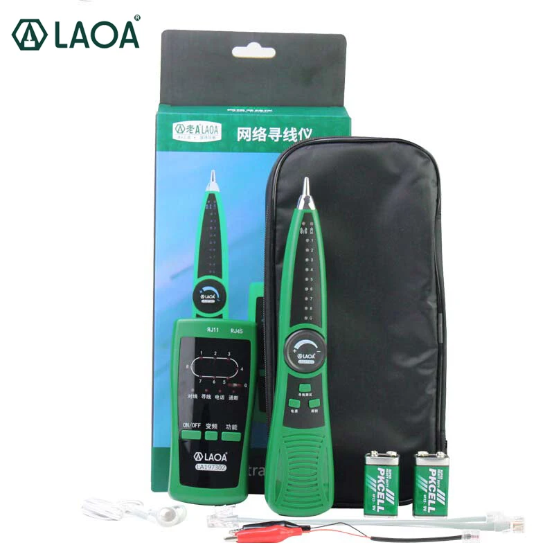 

LAOA Multifunction line finder RJ45/RJ11 Network Test Instrument Tools Without Battery