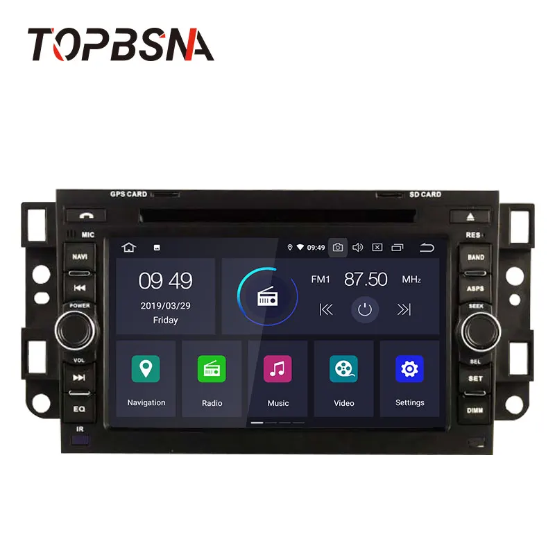 TOPBSNA Android 10 автомобильный DVD плеер для Chevrolet Aveo Epica Captiva Spark Optra Tosca Kalos Matiz
