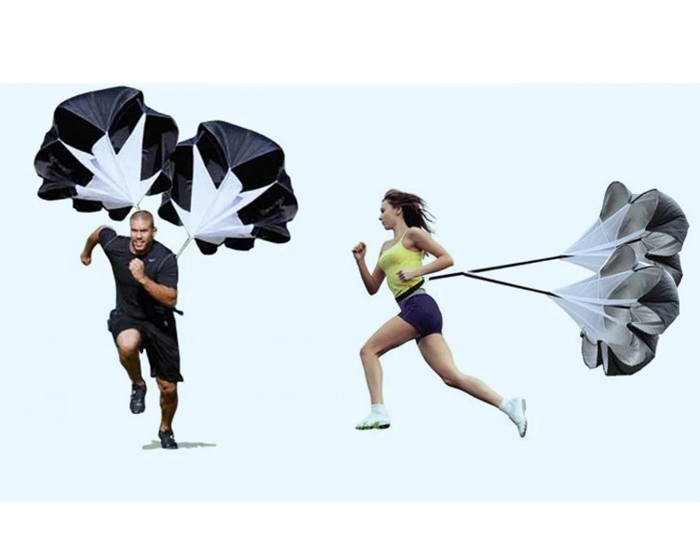 Buy 1pcs Black Speed Resistance Training Parachute