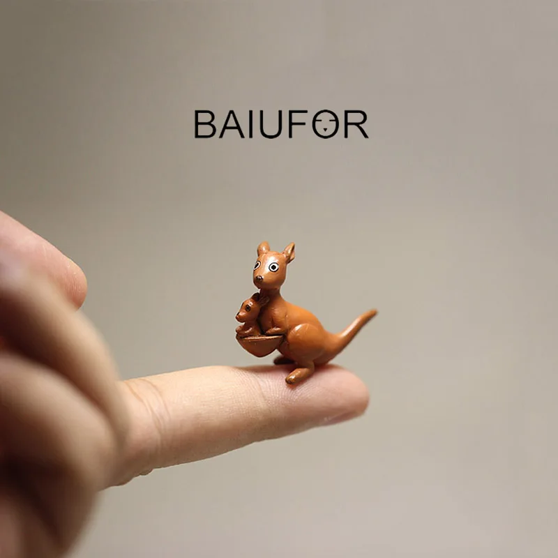 BAIUFOR миниатюрные Террариум животные Kawaii модель кенгуру Сделай Сам Фея садовый