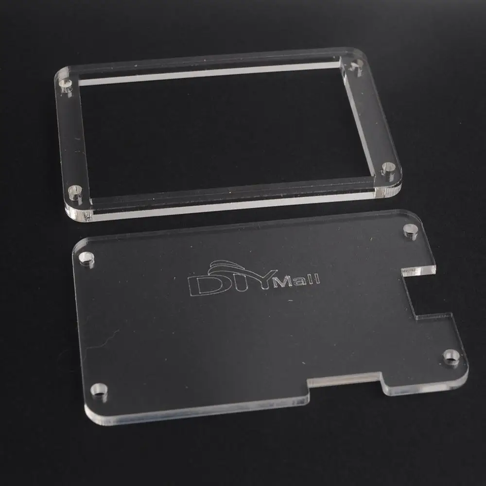 3 5 acrylic transparent clear case enclosure for nextion 3 5 inch hmi