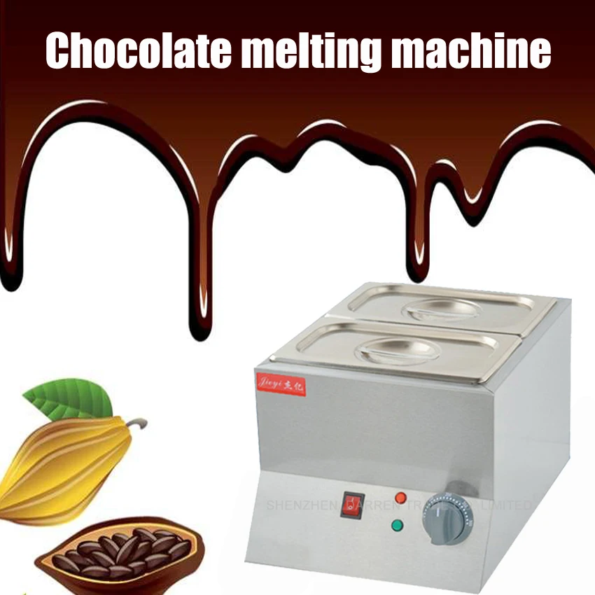 1PC Double Electric Chocolate Fountain Fondue Chocolate Melt Pot melter