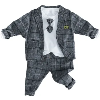 

Kids Clothes Toddler Boys Suits Weddings Kids Blazer Suit for Boy Gentleman Costume Outfit Spring Clothes Suit