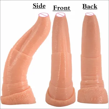 FAAK Thick Huge Dildo Big Animal Penis Elephant Snout Dick Anal SexToy for Unisex Adult Woman Masturbate Couples Flirting Erotic 4