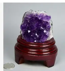 

QUARTZ CRYSTAL decoration Fine Natural Amethyst Beautiful Purple QUARTZ Geode Crystal Cluster Specr AA043