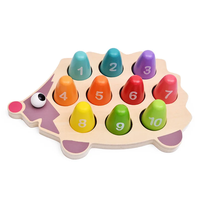 New Wooden Baby Toys Montessori Hedgehog Balance Baby Education Toys Baby Gifts New Wooden Baby Toys Montessori Hedgehog Balance Baby Education Toys Baby Gifts