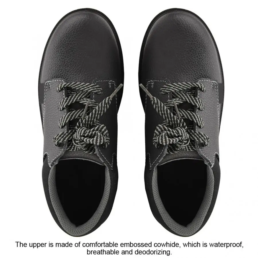 Анти-статическое Рабочая безопасная обувь Smash-proof Сталь носок износостойкая обувь черный+ зеленый