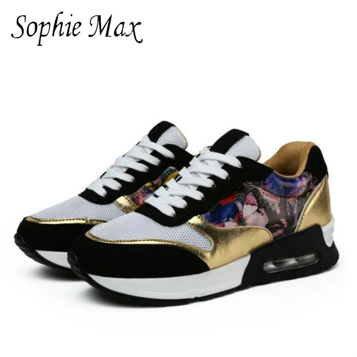 Софи Max новинка 2016 Женская обувь спортивные кроссовки 3 вида цветов Размеры: 35-39 201502
