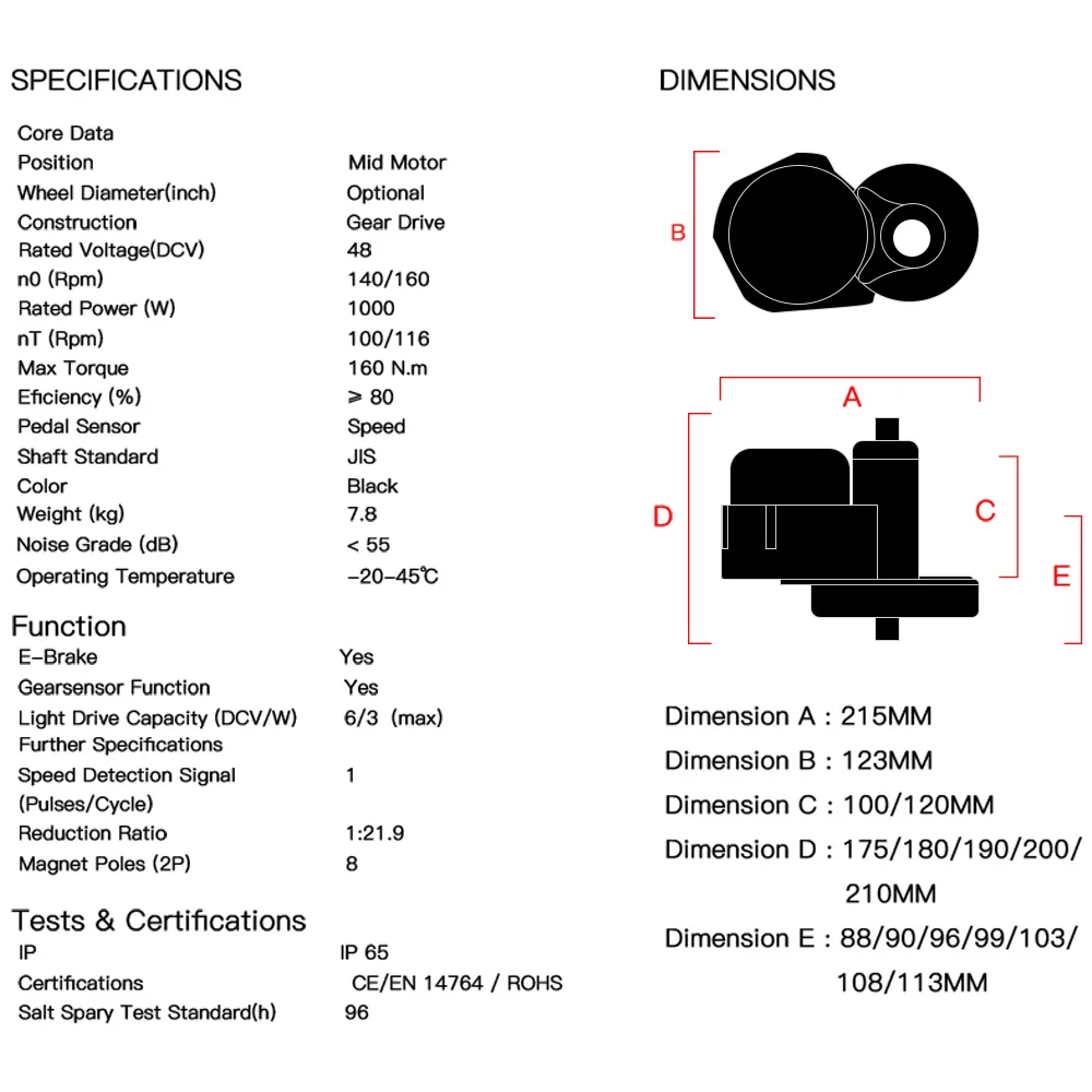 Cheap 1000W BBSHD Bafang Motor Kits including Battery 52V 20Ah Build 1000W EBike Convert 6