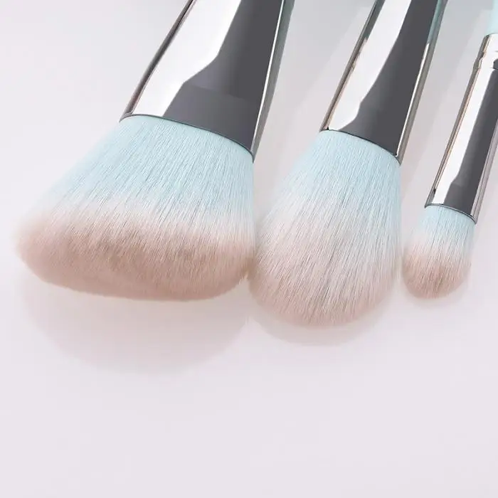 Pincéis de Maquiagem Sombra de Olho Conjunto Azul Claro Blush pó Ferramentas Cosméticas 88 12 Pçs 12 Cheap Aplicador de sombra