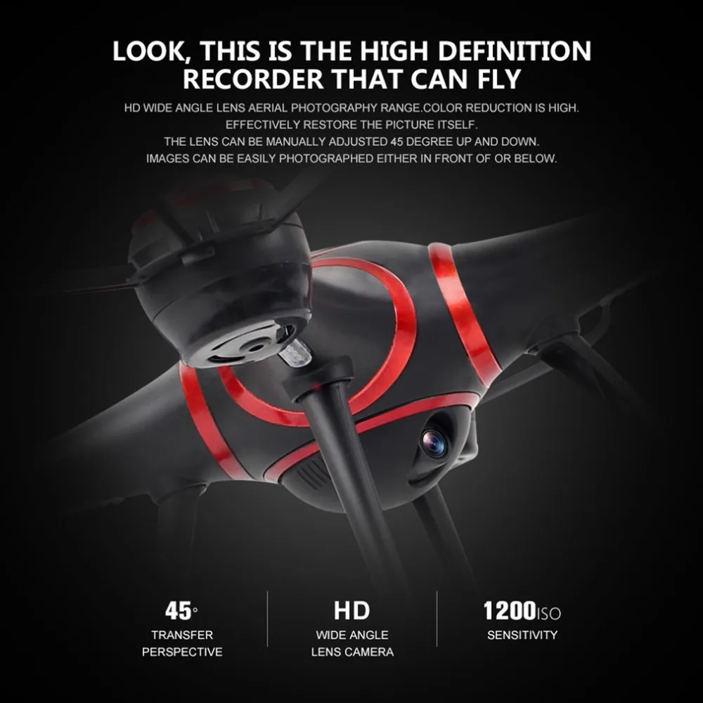 S7 светодиодный Ночное видение дрона с дистанционным управлением 720 p Камера 30 Вт WI-FI черный Квадрокоптер с дистанционным управлением 360 прокатки Дрон Квадрокоптер с дистанционным управлением