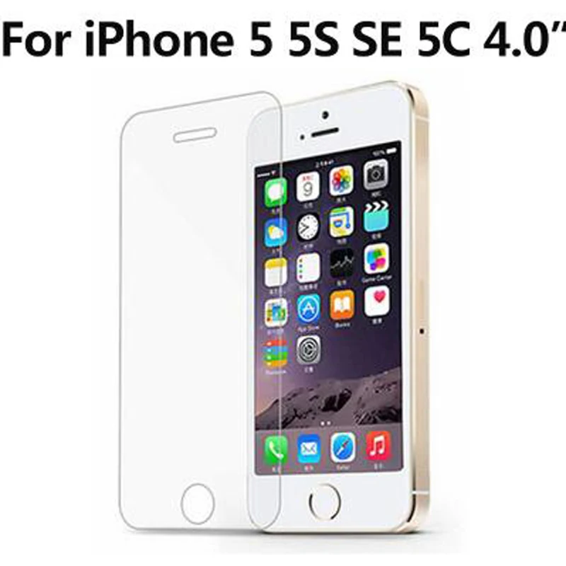 

Tempered Glass for iPhone 6 6S Screen Protector for iPhone 7 Plus Glass Film for iPhone 8 plus X SE 5 5S Tough Protection 4 4S