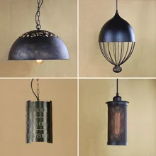 Лофт подвесные светильники промышленная лампа Hanglamp винтажный