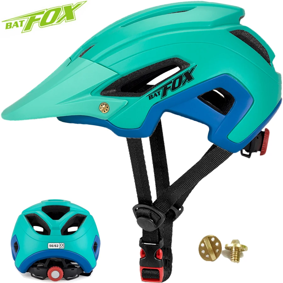 

BATFOX MTB Road Mountain Bike Helmet Bicycle Helmet Casco Mtb Cycling Helmet Bike cascos bicicleta 56-62cm Capacete Da Bicicleta