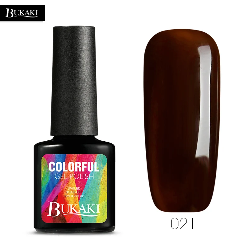 BUKAKI 1 шт. французский цвет телесного цвета лак для ногтей УФ-гель лак гибридные сахарные краски акриловый гель нужно верхнее Базовое покрытие - Цвет: 021