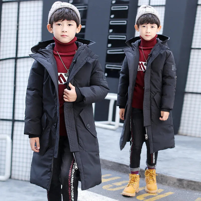 Newest New Year X Long Style Coats For Kids Boys Autumn Winter Coat 100 Cotton Padded Jacket 6