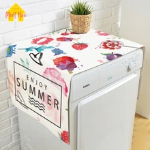 Meet хороший горячий двухдверный холодильник пылезащитные Чехлы пасторальная домашняя печать высокого качества полиэстер чехол для стиральной машины мультфильм